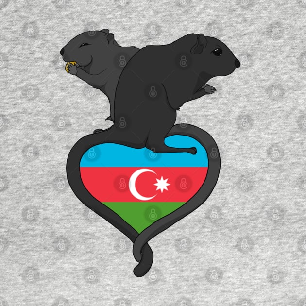 Gerbil Azerbaijan (dark) by RampArt